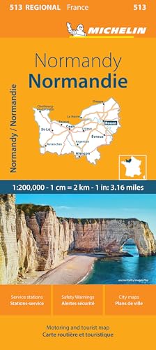France: Normandy Map 513 (Michelin Regional France, 513)
