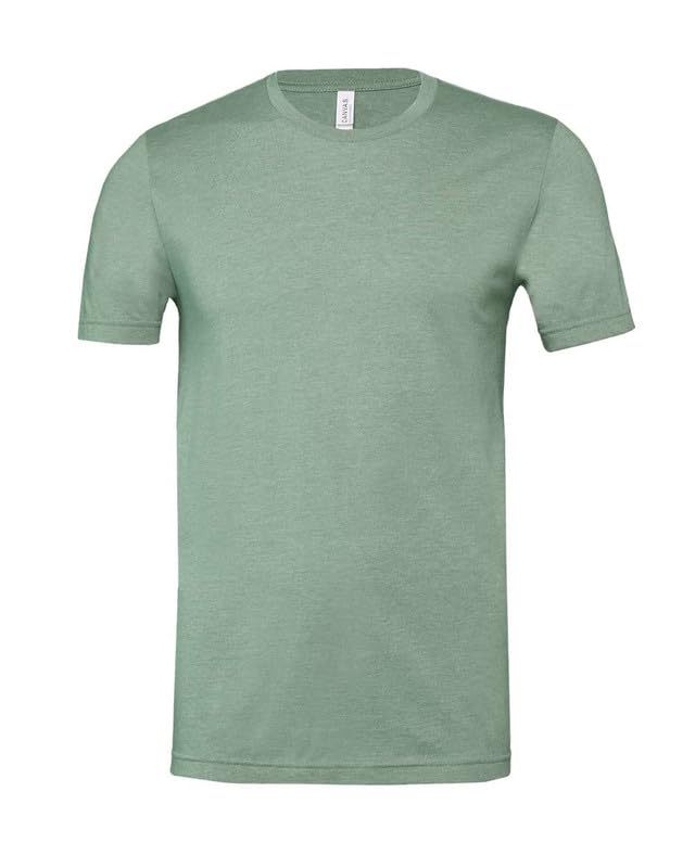 Bella + Canvas Adults Unisex Heather CVC T-Shirt