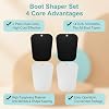 ericotry 2Pair (4PCS) Boot Shaper Form Inserts Multifunction Thicken Support Shape Knee High Shoes Tree Boot Shaper Holder