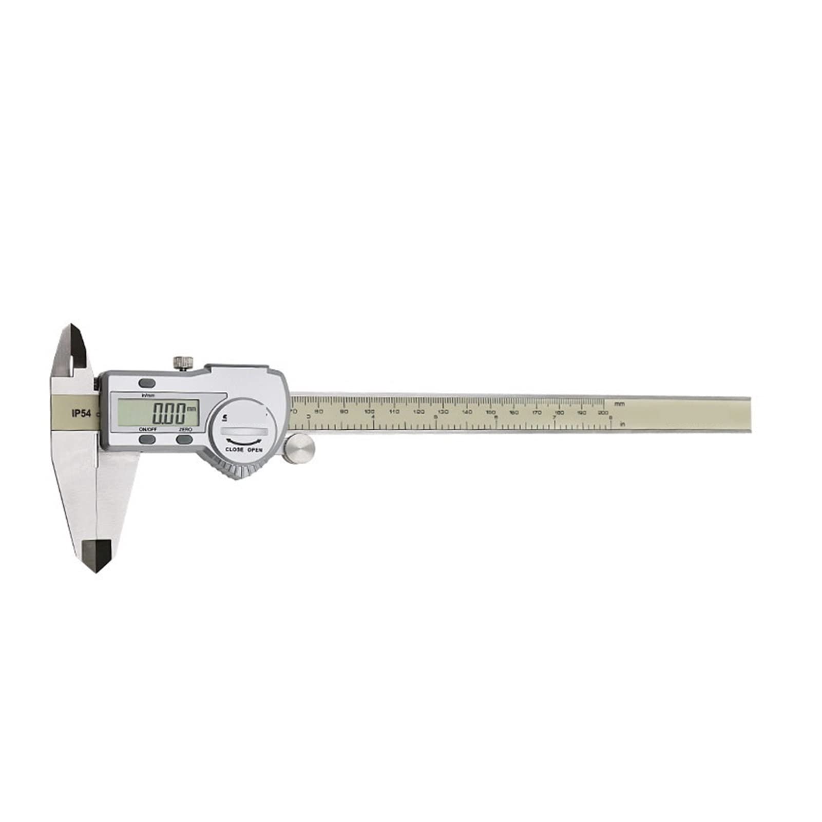 Calibrador digital, 200 mm 0.01 Calibrador digital electrónico Acero inoxidable VERNIER CALIPER Micrometer Digital