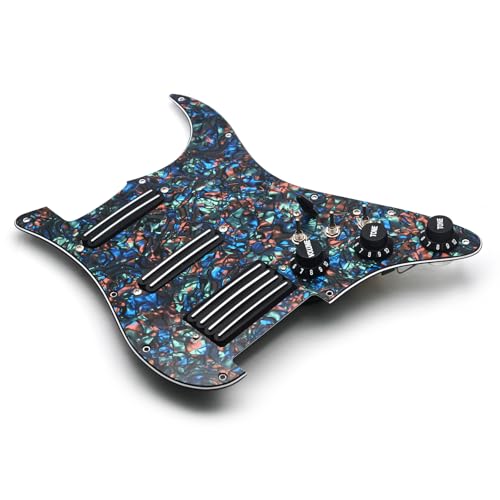 Pickguard SSH guitare électrique plaque pré-câblée chargée micro double bobinage 18K