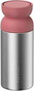 Mepal - Isolierter Kaffeebecher Ellipse - 4 Stunden warm und 6 Stunden kalt - Vakuumisolierung - Auslaufsicher - Spülmaschinengeeignet - Vivid mauve