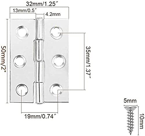 Charnière de porte d'armoire anti-rouille pour remplacer les fixations de mini placard - 3
