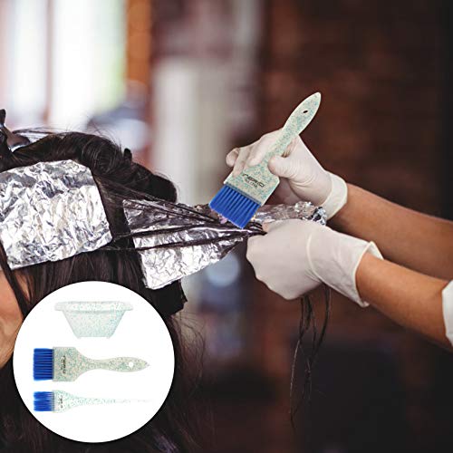 SOLUSTRE 1 Conjunto de Escova de Tintura de Cabelo E Tigela Conjunto de Tigela de Tintura de Cabelo