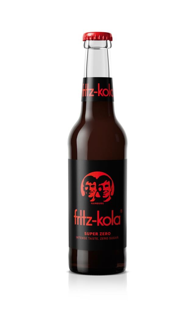 fritz-kola super zero (0,33l) x 24 unidades