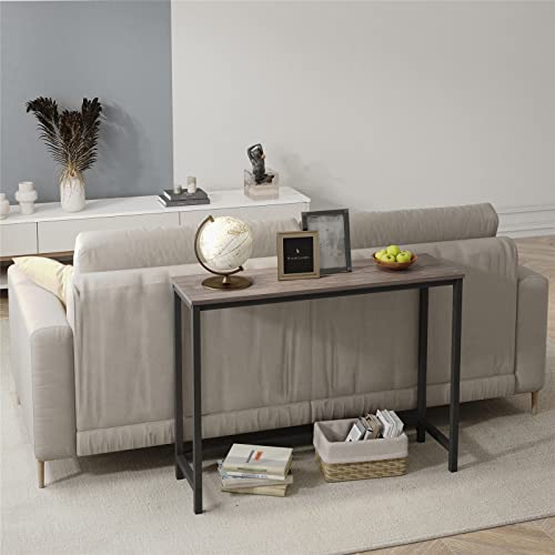 Year Color Console Table Narrow Sofa Table Entryway Table Sofa Table Narrow Long, Industrial Couch Table Hallway Table With Steel Frame For Living Room/Foyer #TOP3