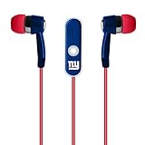 NFL New York Giants Hands Free Ear Buds with Microphone