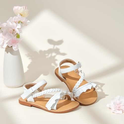 Image of GINFIVE Toddler Girls Sandals Girls Toddler Sandals Little Girls Kids Shoes