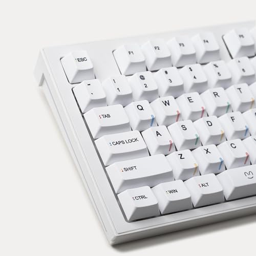 Image of YMDK Cherry Profile 131 Wukds Mood Dye Sub Thick PBT KEYCAP for MX Mechanical Keyboard 61 68 84 87 96 104 108