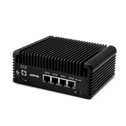 �t�@�C�A�E�H�[�� �~�jPC�A4× i226V 2.5GbE LAN�AJ6413�i4C/4T�j�A�t�@�����X �l�b�g���[�NMini PC�A���[�^�[PC�AOPNsense�Ή��ADDR4 8GB RAM 128GB SSD�A2× NVMe�A2× SATA3.0�AT