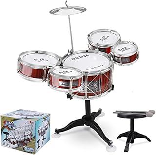 Shayson Kids Drum Kit, Drum Set for Toddler, Beginner Kids Musical Instrument, Jazz Drum Play Set Musical Toy Fit for 1 2 3 years old Boys and Girls