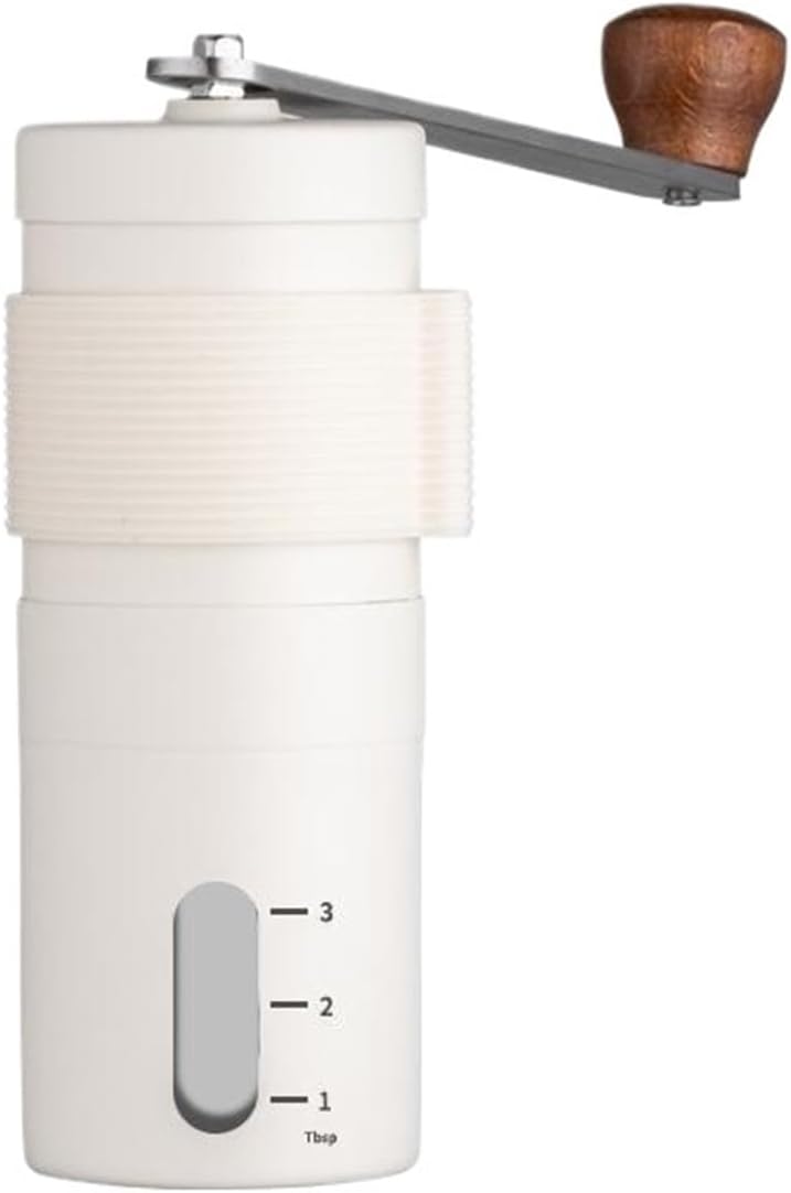 Manual Coffee Grinder Thickened Bean Black/White Modern Minimalist Style Maker For Home Use(K)