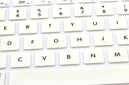 Hrh Silicone Keyboard Cover Skin For Macbook Air 13,For Macbook Pro 13/15/17 (With Or W/Out Retina Display, 2015 Or Older Version)&For Imac Older Usa Layout,Cream White #TOP1