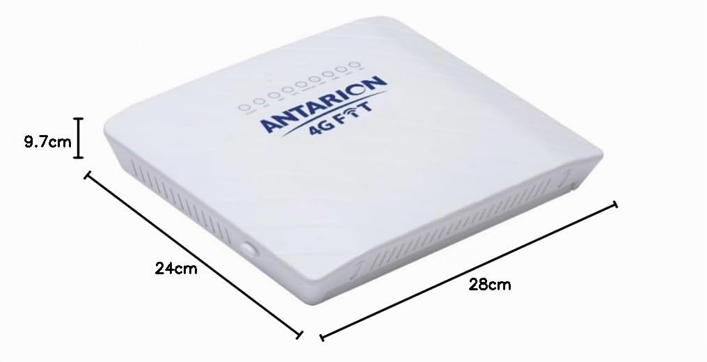 ANTARION Antenne 4G FIT Compact Blanc Wi-FI Micro-Sim idéal Camping Car Van