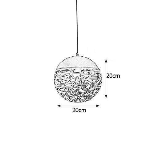 Suspension e27 Macaron luminaire de plafond métal pour restaurant - 2