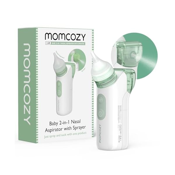 Momcozy 2-in-1 Child Nasal Aspirator with Nasal Sp...