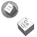 10 mm Cobalt Metal Cube 99.96% Pure for Element Collection Lab Experiment Material Hobbies Substance Block Display