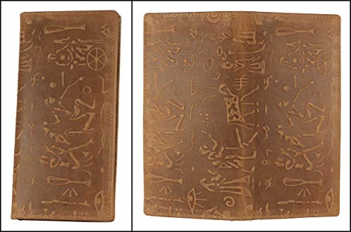 Image of RFID Blocking Mens Genuine leather Bifold Long Wallet