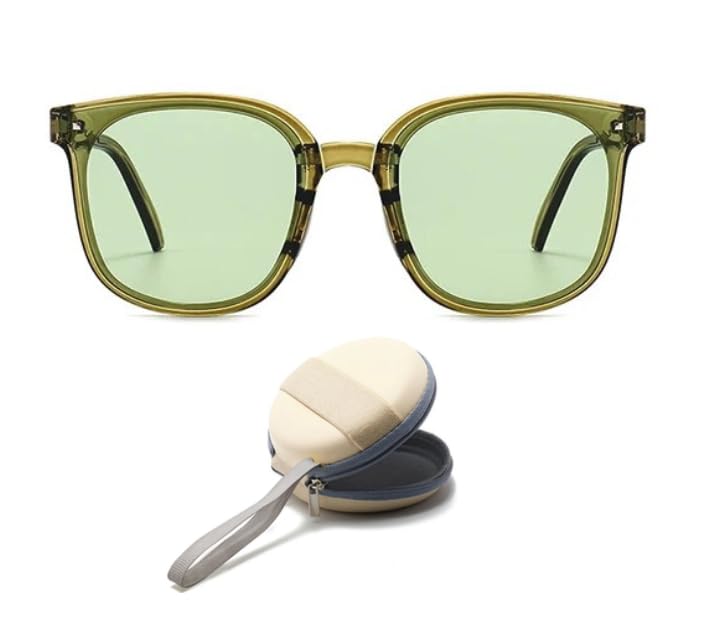Foldable Sunglasses with UV Protection & Pockets Men & Women Sunglasses with cute cover-image-40