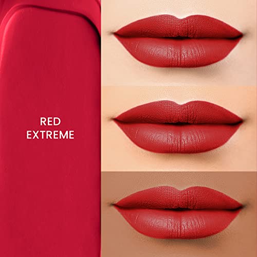 Image of Lakme Absolute Matte Ultimate Lip Color with Argan Oil, Red Extreme, 3.4 g