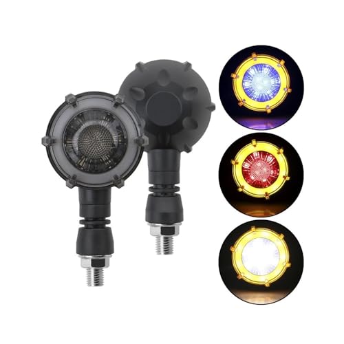 Indicateurs moto LED étanches avec feux de circulation diurnes intégrés - 2