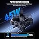 NEEWER LP-E6/LP-E6N/LP-E6NH/LP-E6P 4 Kanal Akkuladegerät mit PD 45W Schnellladung, USB C Kabel, Vierfach USB Ladegerät kompatibel mit Canon EOS R5 Mark II 6D Mark II 5D Mark III 5D Mark IV, NW-P4