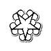 Black Veil Brides Sticker Rock Band Decal for Car Window, Bumper, Laptop, Skateboard, Wall, ETC. (3")