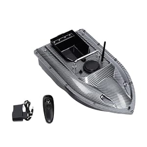 Gaousd bateau amorceur télécommandé 500 m, trémie 1,5 kg, LED