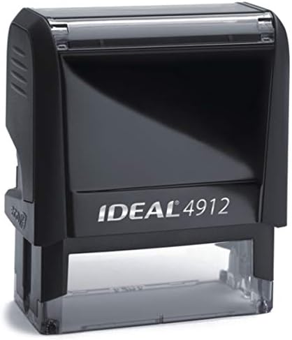 Custom "For Deposit Only" Stamp - Up to 4 Lines - Ideal 4912