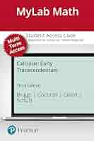 Calculus: Early Transcendentals - MyLab Math with Pearson