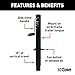 CURT 28204 A-Frame Trailer Jack, 3,000 lbs. Support Capacity, 15 Inches Vertical Travel