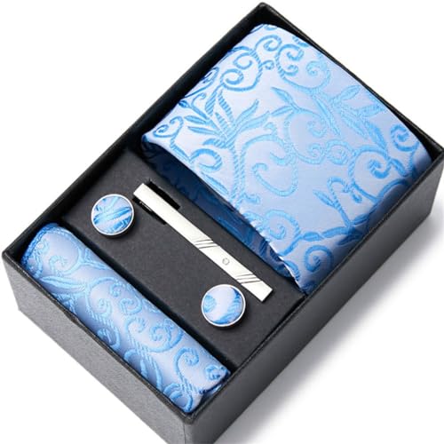 Corbata para traje de hombre en caja de regalo