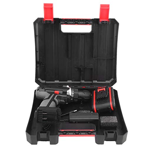 MFJFHK Elektrischer Schraubendreher-Satz Elektrische Bohrmaschine 2‑Speed Multifunktionale Heimbohrmaschine Hand… – Bild 3