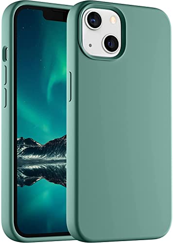 Image of MIDOS Back Cover Compatible with iPhone 14 Plus Case Liquid Silicone Full Protection Shock Proof Back Cover for iPhone 14 Plus (2022) 6.7 inch (Pine Green)