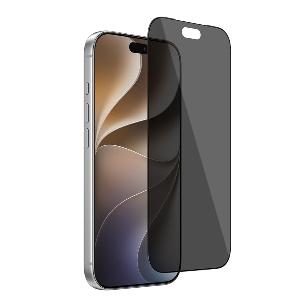 CASETiFY for iPhone 18 Pro Impact Privacy Phone Screen Protector[Two-Way Privacy / 9H aluminosilicate glass, applicator included]