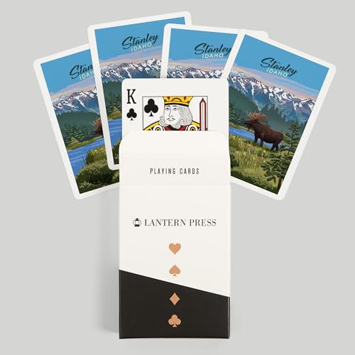 Juegos de cartas Poker Lantern Press Stanley Idaho miniatura 6