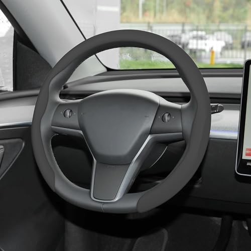 Frani Nappa Leather Steering Wheel Cover,Universal Fit 15 Inch-Premium