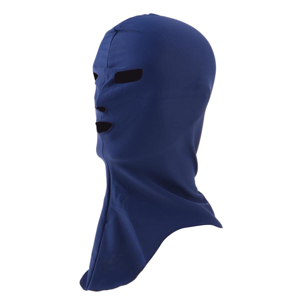 UJEAVETTE® Swimming Cap Sunblock Uv Protection Full Face Mask Head Neck Cover Navy (B0BLGZLWQ7) Amazon Price History, Amazon Price Tracker