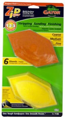 Gator Zip 3 in. W x 6 in. L Assorted Grit Sanding Block Kit