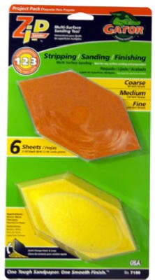 Gator Zip 3 in. W x 6 in. L Assorted Grit Sanding Block Kit