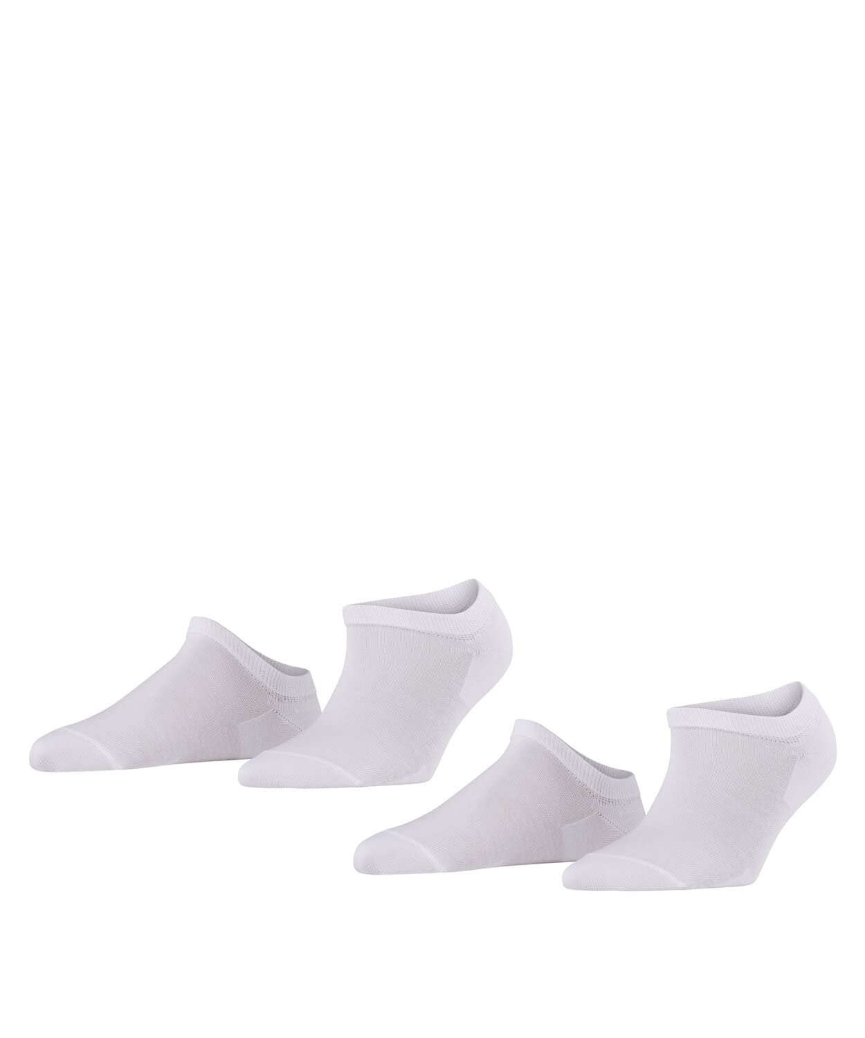 FALKE Women's Active Breeze Multipack W Sn Lyocell Low-Cut Plain 2 Pairs Trainer Socks, White 2000, 5.5-8