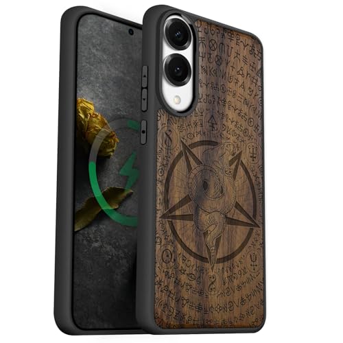 Coque antichoc Galaxy S25 Edge en bois pour éviter les bris d'écran et rayures