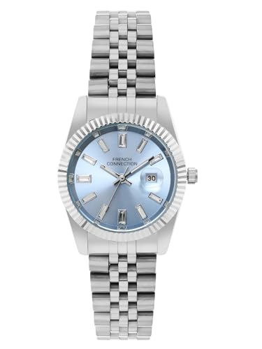 Image of French Connection | Blue Dial with Date Display | Quartz Watch for Women - FCN0119USM