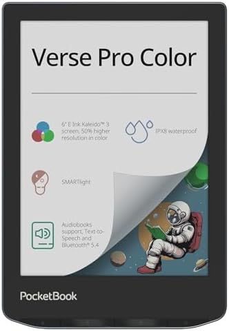 PocketBook Ebook Verse Pro Color 634 6 E-Ink Kaleido 3 16GB Wi-Fi Stormy Sea