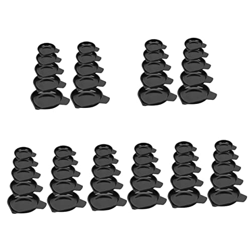 HOODANCOS 5sets Narrow Spout Scale Pan Digital Gram Scale Bowl Powder Weighing Pan Dish for Space Saving 10pcs*5