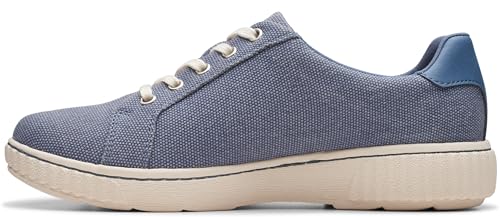 Image of Clarks Women's Caroline Echo Canvas Side Zip Fashion Sneaker