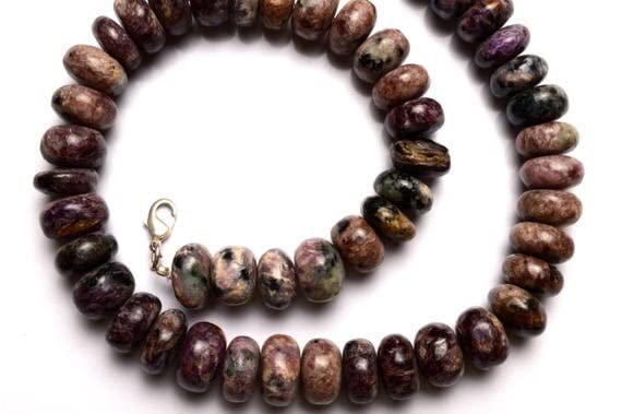 Charolite naturelle véritables perles rondelles lisses 13-14mm sans défaut de taille