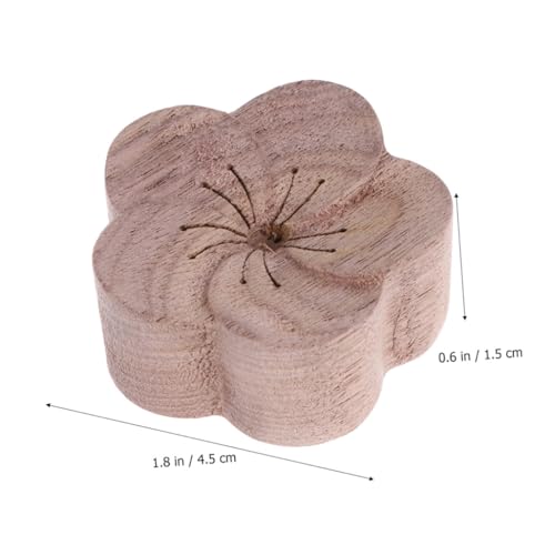 Difusor de aromaterapia de madera color marrón claro miniatura 2