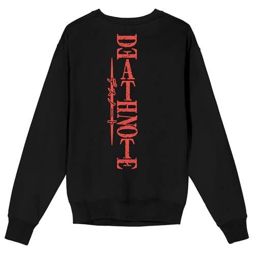 Bioworld Death Note Ryuk Crew Neck Long Sleeve Adult Black Sweatshirt2