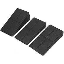Slant Board Black EPP Adjusted Foot Calf Stretching Board, Calf Stretcher Board for Home Exercise Fitness, 3PCS Set with 8.5 & 17 Foam Inclines, Lightweight Durable Stretching to